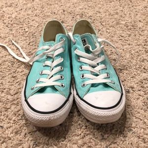 Teal, ankle converse